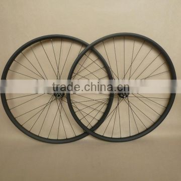 27.5er carbon mtb wheelset mountain bike wheels 23mm depth 25mm width rims with Novatec D711/712 disc brake hubs
