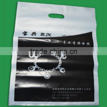 Factory Good Heat Sealing & Handle And Accept Custom Order Die Cut Plastic Packing Bag