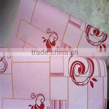 modern style wall paper pink design