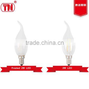 New type 200lm 300lm c35t led bulb 2w 3w filament led