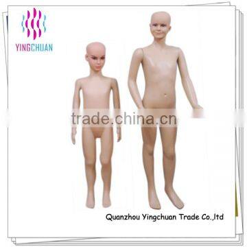 Cheap display standing make up plastic child mannequin
