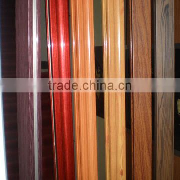 aluminium extrusions window profile Wood color