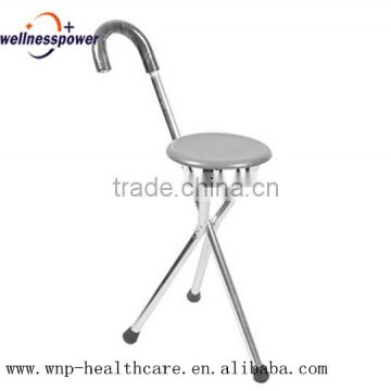 Rehabilitation Therapy Supplies stool with walking stick