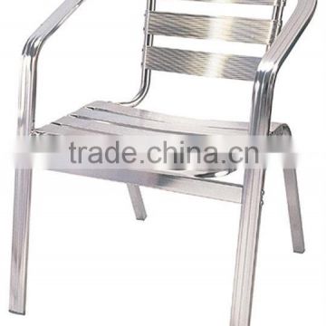 Outdoor flat tube aluminum chairs