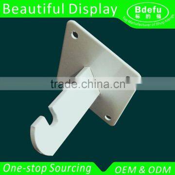 Gridwall white hanger Metal Wall Mount Display Brackets For Grid Panels gridwall accessory
