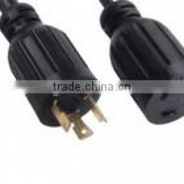 30amp heavy duty solid power plug brass pin power cord