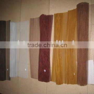 fireplace sceen,metal coil drapery, curtain for hotel
