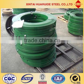 Hua Ruide-Ribbon wound-Green Coated Wax Steel Strapping-Tensile Strength of Steel Strap