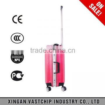 TSA lock, hot selling ABS luggage factory trolley luggage