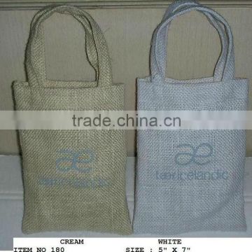 Recycle jute shopping bag