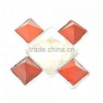 Wholesale Of Chakra Energy Generator : Red Jasper Crystal 4 Pyramid Energy Generator Tool