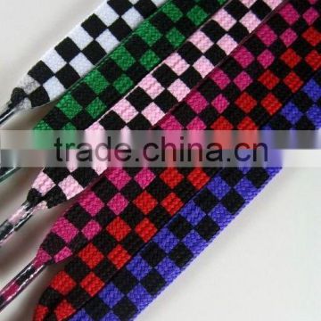 Fashion Tartan Flat Shoelace