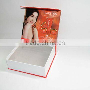 wholesale custom folding cardboard paper box skin products packaging