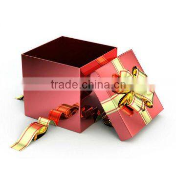 Chrismas square colorful in-style gift box made in China