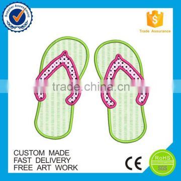 Custom new products sublimation shoes 3D embroidery patch
