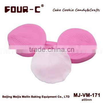 Double sided silicone rose petal veiner