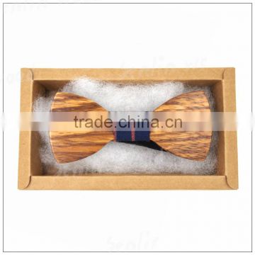 2015 New product Handmade wooden bow tie