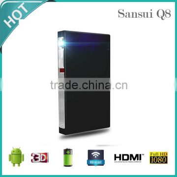 2016 SANSUI High Lumen Home theater Led projector Android wifi For Office meeting Theater