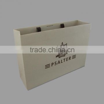 Custom famous brand fashion clothing packaging paper bag