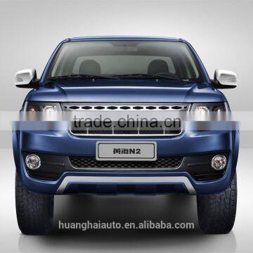 Chinese Well-known Brand "Huanghai" Double Cab Gasoline 4WD Pickup Truck