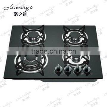 High performance smart indoor tempered glass surface kitchen gas stove size