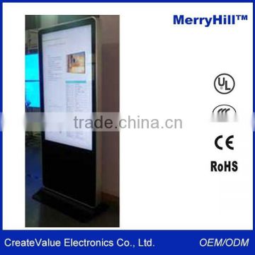 Latest Technology 42 , 46 , 55 , 65 Inch floor stand lcd touch screen advertising display