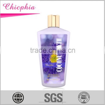 2016 new flower style skin whitening body lotion from 20years OEM factory