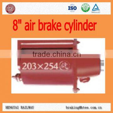 High quality railway wagons 8" Air Brake Cylinder with AAR or UIC requirement