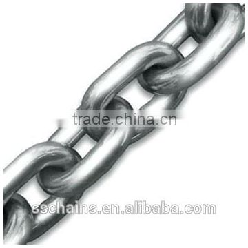 high quality standard sus304 or sus316 japanese standard link chain 8mm stainless steel