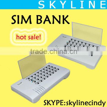 gsm remote switch/hot selling SMB 32/sim bank 32 sim card