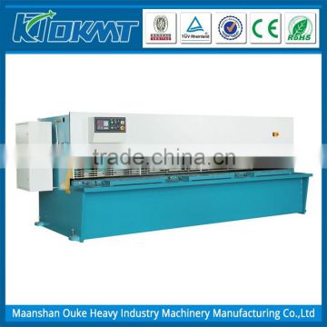 OKMT New automatic SS sheet guillotine shearing machine , CNC shearing machine price