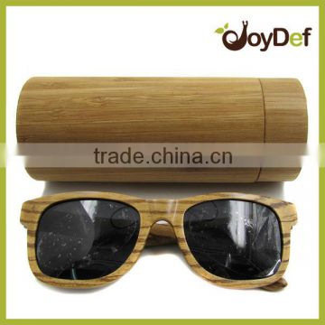 OEM Round Bamboo Sunglasses Boxes Logo Free