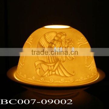 Porcelain Tealight Holder - Dome shape-BC007-09002