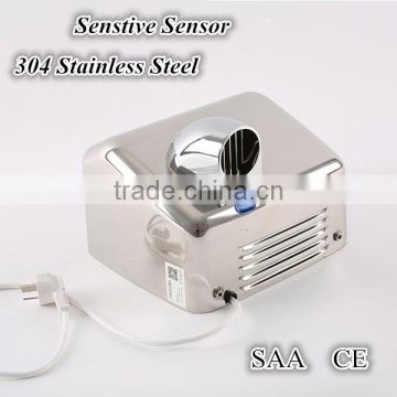 High Speed Stainless Steel Automatic Hand Dryer