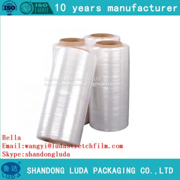 Hot sell smooth transparent hand casting stretch wrap film roll the lowest price