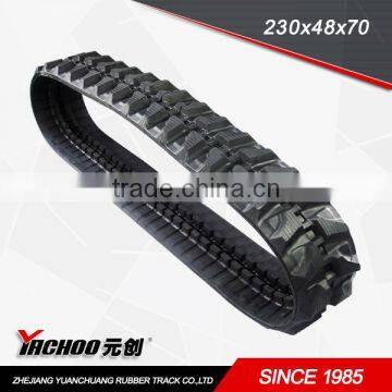 Rubber Products rubber tracks for excavator,small robot rubber tracks 230x48x70