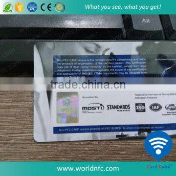 Security Hologram Sticker Deafire 8K RFID Card