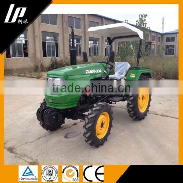 hot sale 24hp 30hp 35hp 4WD small agriculture tractor with rotary tiller plough trailer