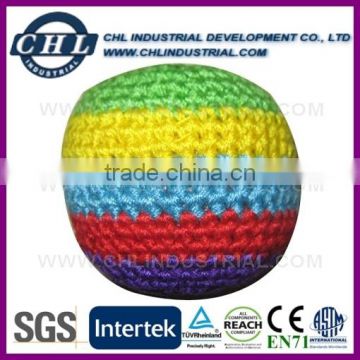 Professional knitted sport kick ball for kids