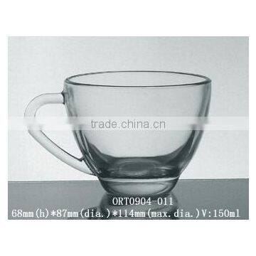 glass coffee cup 150ml