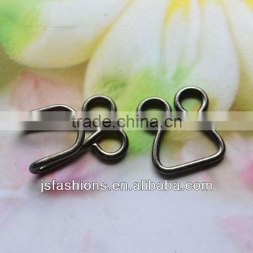 Fashion 8# big size corset hook and eyes decorative with antique silver color