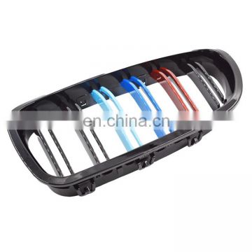 11-16 M5 Look Gloss Black M Color Front Grille For BMW F10 F11 528i 535i 550i