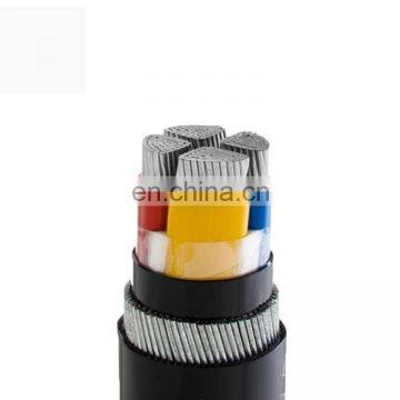 yjv32 0.6/1kv 4x16mm2 4x35 4x70 4x95 4x120 4x150 4x185 cu xlpe swa pvc 60502 standard power cable