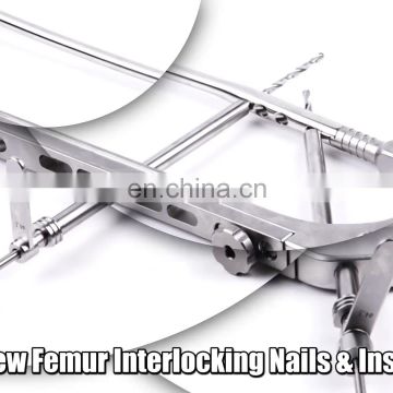 Medical Bone Surgery New Femoral Reconstruction Interlocking Intramedullary Nails Set Orthopedic Surgical Instruments