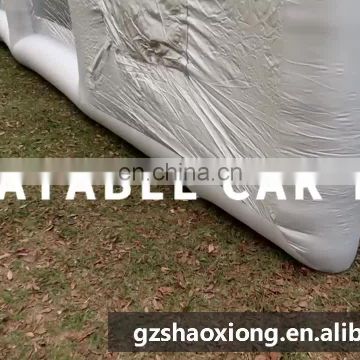 Custom Commercial Advertising Carport Facet Wash Hangar Inflatable Car Garage Tent