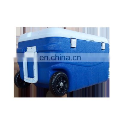 80L Commercial Beverage Drink Meat Fishes Carry Cold Freeze Icebox UP Foam Big Cooler