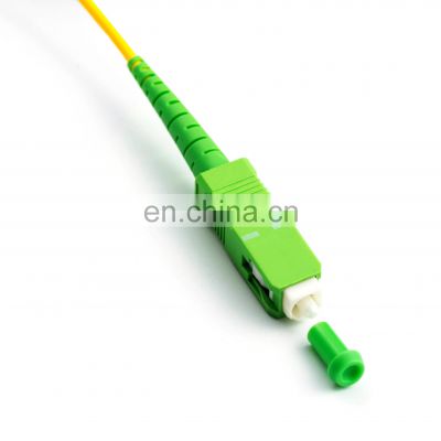 SC APC Simplex Single mode 3.0mm G652D PVC Fiber Optic Patch cord Fiber Jumper sc/apc Pigtail 3. 0mm roll fiber optic sc apc