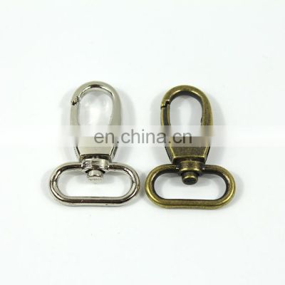 Wholesale Customized Engraved Simplex Custom Logo Key Ring Dog Metal Swivel Snap Hook
