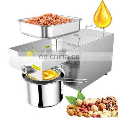 Automatic Moringa Seed Oil Extraction Machine Mini Oil Press Machine Home Small Olive/Peanut/Sunflower/Sesame Manual Oil Presser