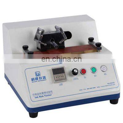 Ink Printing Fade Rub Durability Resistance Friction Decoloration Test Machine For Paper And Carton Box